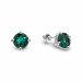 Náušnice zelené se Swarovski Elements Ronda KP1088SS39EM Emerald