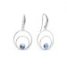 Náušnice modré se Swarovski Elements Glory KWOD1122SS29LS Light Sapphire
