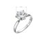 Strieborný prsteň MIA 15M00002 moissanite