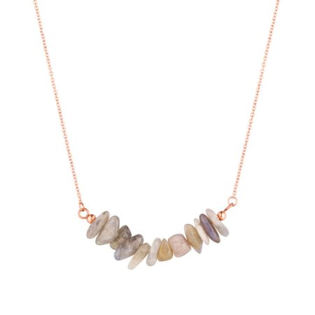 Náhrdelník s kamenem labradorit 42037.3 ocel