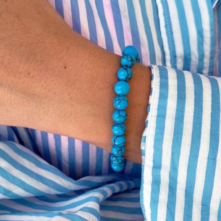 Náramek s minerálními kameny tyrkenit 43056.3