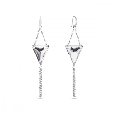 Náušnice číre so Swarovski Elements Trident KW327118C Krystal