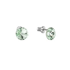 Náušnice Rivoli so Swarovski Elements Chrysolite 8 mm