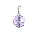 Prívesok fialový Rivoli so Swarovski Elements Violet 12 mm
