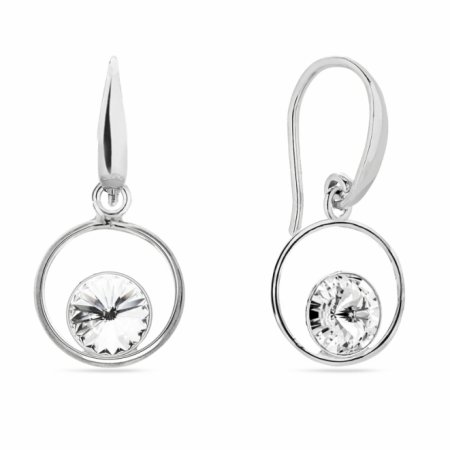 Náušnice čiré se Swarovski Elements Fame KWOM1122SS29C Krystal