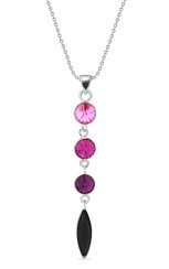 Náhrdelník so Swarovski Elements Willow N112234200RJ Rose
