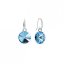 Náušnice Rivoli sa Swarovski Elements Candy KW112212AQ Aqua 10 mm