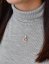 Strieborný prívesok s kryštálmi Swarovski oranžová slza 34252.3 Rose Peach
