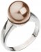 Prsten hnědá perla se Swarovski Elements 35022.3 Bronze 10 mm