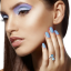 Prsten se Swarovski Elements Cube P48416PAQ Aqua 6 mm