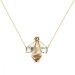 Náhrdelník zlatý se Swarovski Elements Falena NKFG47313GSC Gold Shadow