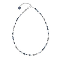 Náhrdelník modrý se Swarovski Elements Clematis N58105328LGM Montana