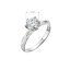 Stříbrný prsten MIA s ornamentem 15M00005 moissanite