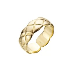 Pozlacený prsten diamantový design 45003.1
