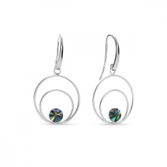 Náušnice dúhové sa Swarovski Elements Glory KWOD1122SS29RD Rainbow Dark