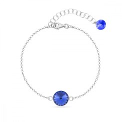 Náramek modrý se Swarovski Elements Candy  B1122SS47SA  Sapphire