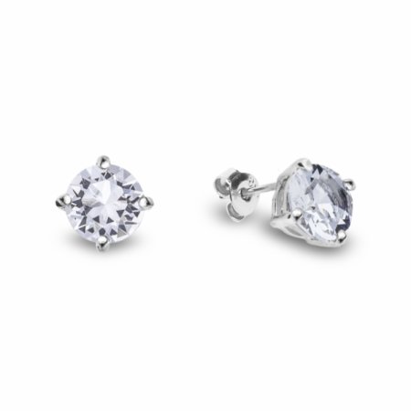 Náušnice čiré se Swarovski Elements Ronda KP1088SS39C Krystal