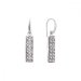 Náušnice číre so Swarovski Elements Glow KWFMP1C Krystal