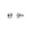 Náušnice fialové sa Swarovski Elements Tiny Bonbon Studs KR1122SS29V Violet 6 mm