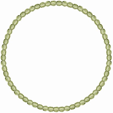 Obrúbený náramok zelený 73050.3