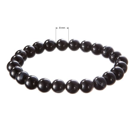 Náramek s minerálními kameny onyx 43056.3