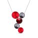 Náhrdelník so Swarovski Elements Lollipop NK1122LSISN Light Siam