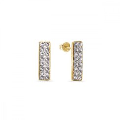 Náušnice čiré se Swarovski Elements Radiance KGFMP1C Krystal