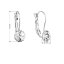 Náušnice Rivoli se Swarovski Elements bílé Krystal 8 mm