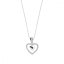 Náhrdelník čirý se Swarovski Elements Amour NCC28086C Krystal