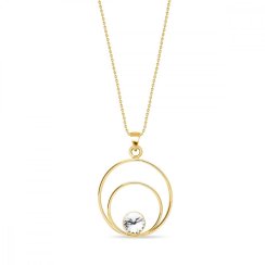 Náhrdelník čirý se Swarovski Elements Glory NODG1122SS29C Krystal