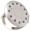 Kozmetické vreckové zrkadlo sa Swarovski Elements sun tmavofialová EL-01.6 Tanzanite