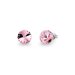 Náušnice světle růžové Rivoli se Swarovski Elements Sweet Candy Studs K1122SS39LR light rose 8 mm