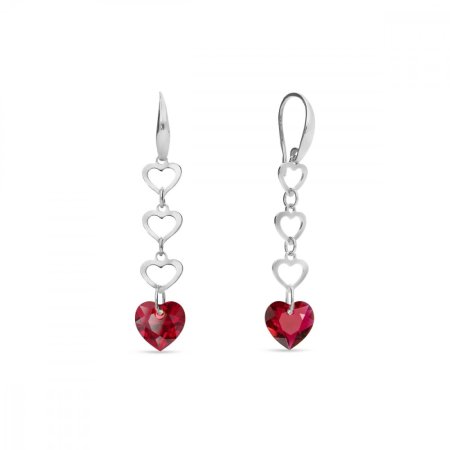 Náušnice červené se Swarovski Elements Feeling KWS64328SC Scarlet