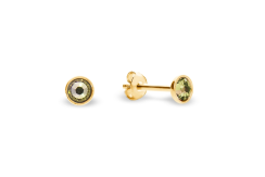 Náušnice zelené se Swarovski Elements Pinpoint Studs KG2038SS10LG Luminous Green