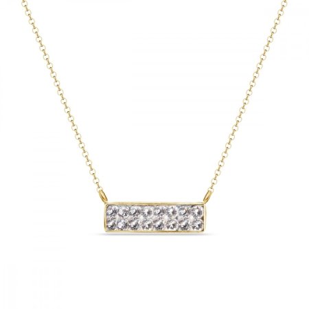 Náhrdelník čirý se Swarovski Elements Radiance NGFMP2C Krystal