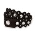Náramek se Swarovski Elements krystaly černý Dotty Elegant BLDOT2CZ1 Krystal