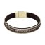 Náramok čierny textilný 53008.3 black