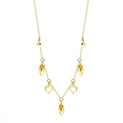 Náhrdelník žltý so Swarovski Elements Euphoria NGROLO22017SF Sunflower