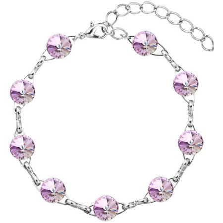 Náramok Rivoli so Swarovski Elements Vitrail Light 8 mm