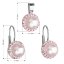 Súprava so Swarovski Elements ružová perla 39091.1 Rosaline