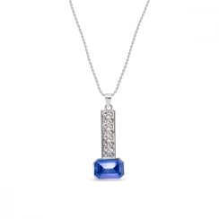 Náhrdelník modrý so Swarovski Elements Royal Wand NFM2602CSA Sapphire
