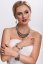 Náramok so Swarovski Elements šedá perla 33061.3 Grey