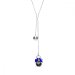 Náhrdelník modro šedý se Swarovski Elements Vinber NKL6428MJBSN Majestic Blue + Silver Night