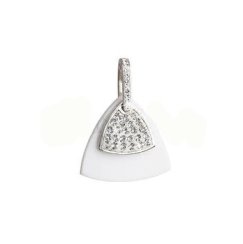 Prívesok so Swarovski Elements 34100.1 trojuholník Kryštál