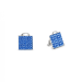 Náušnice modré se Swarovski Elements Kingdom Clips KLFM6SA Sapphire