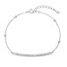 Strieborný náramok so zirkónmi 13102.1