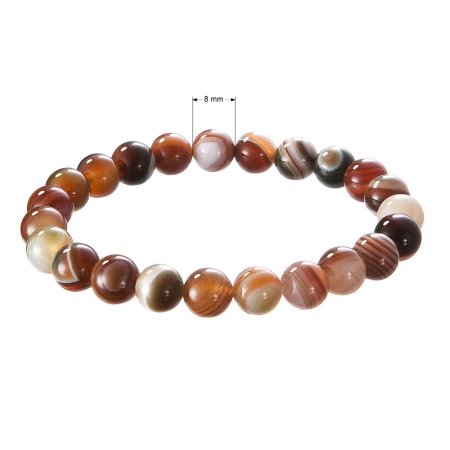 Náramek s minerálními kameny jaspis 43056.3