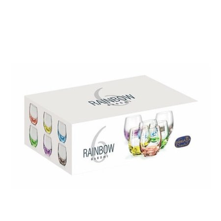 Sklenice štamprle Rainbow barevné 60 ml