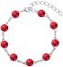 Náramek Rivoli se Swarovski Elements Light Siam 8 mm
