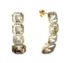Náušnice hnedé sa Swarovski Elements Imperial KTG44804GSLCT Light Colorado Topaz